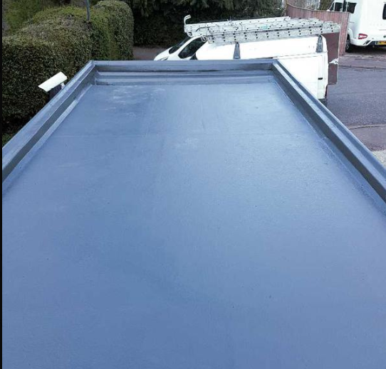 flat roof works after